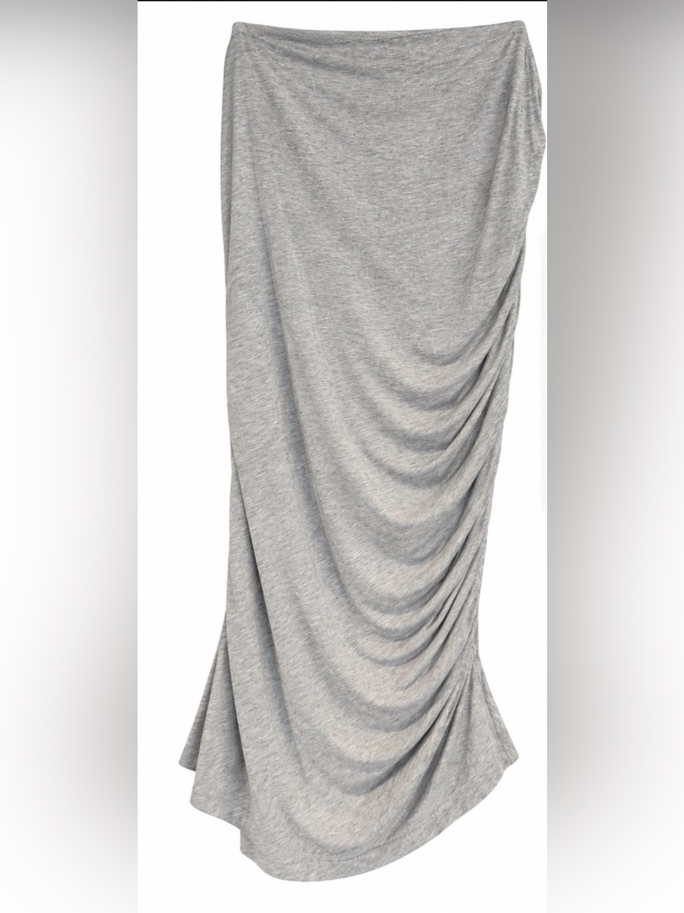 Alice + Olivia Heather Gray Ruched Maxi Skirt - 80% OFF MSRP!!!